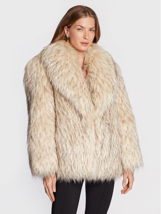 Elisabetta Franchi Elisabetta Franchi Kožešina CP-42A-26E2-V670 Béžová Regular Fit