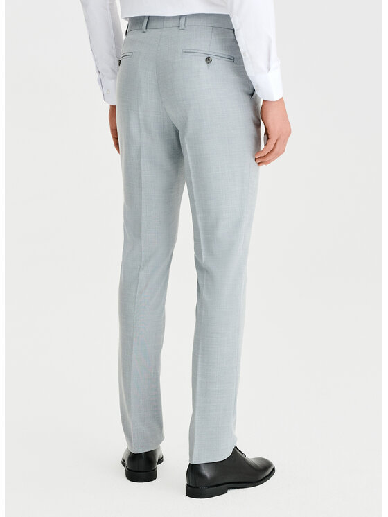 Pako Lorente Pako Lorente Spodnie garniturowe P25SF-6G-032 Szary Super Slim Fit