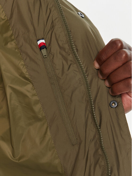Tommy Hilfiger Tommy Hilfiger Kurtka puchowa MW0MW36569 Zielony Regular Fit