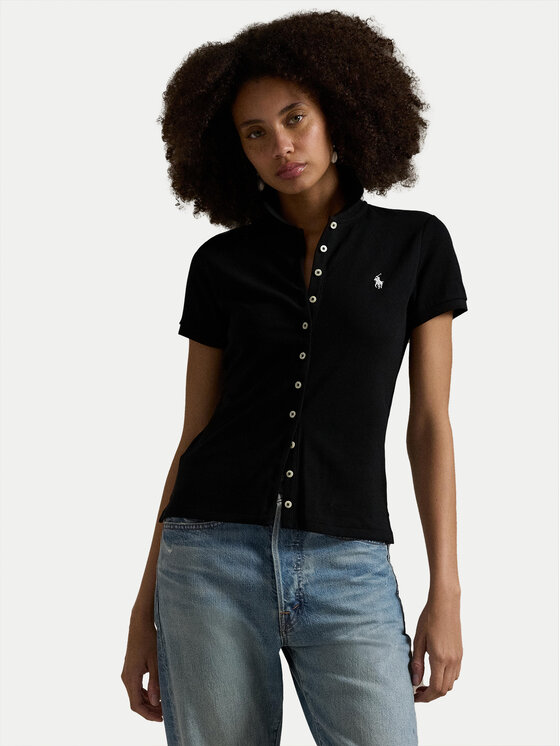 Polo Ralph Lauren Košeľa 211939272004 Čierna Slim Fit