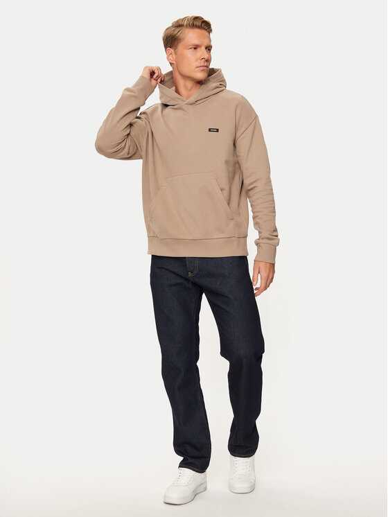 Calvin Klein Calvin Klein Суитшърт K10K112748 Бежов Comfort Fit