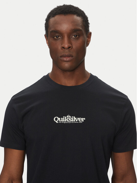 Quiksilver Quiksilver T-Shirt EQYZT08062 Czarny Regular Fit