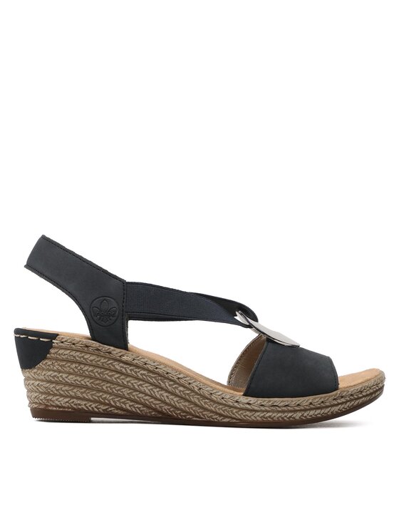 Rieker Rieker Sandali 624H6-14 Mornarsko modra