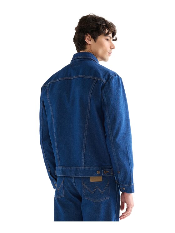 Wrangler Wrangler Kurtka jeansowa 112379708 Granatowy Regular Fit