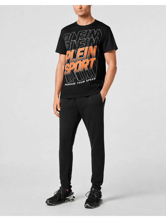 Plein Sport Plein Sport T-Shirt 31530 Czarny Regular Fit