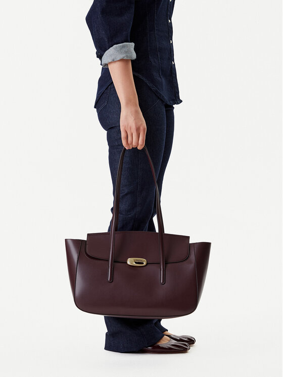 Calvin Klein Calvin Klein Rankinė Hardware Flap Tote Bag LV04F3145G Vyšninė