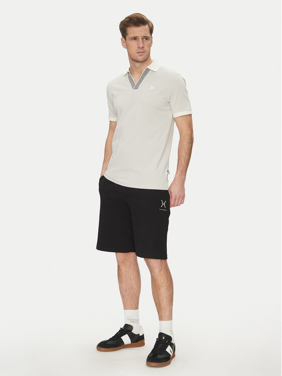 Richmond X Richmond X Szorty sportowe UMP25276BE Czarny Regular Fit