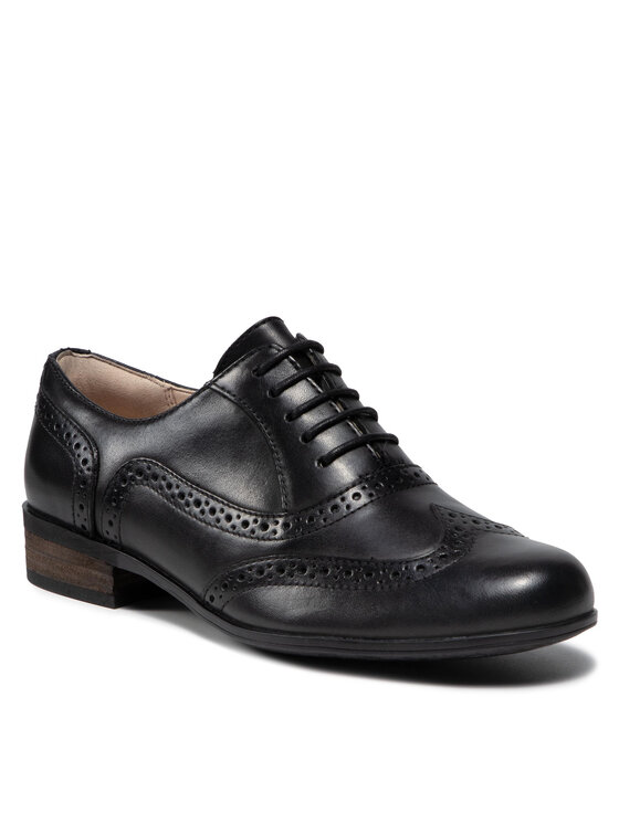 Clarks Clarks Oxford čevlji Hamble Oak 203467134 Črna