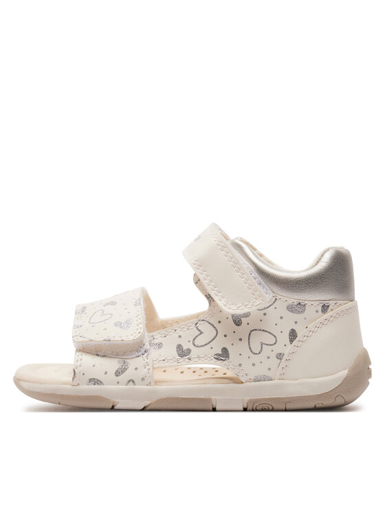 Geox Geox Sandały B Sandal Tapuz Girl B450YA 054AJ C0007 Biały