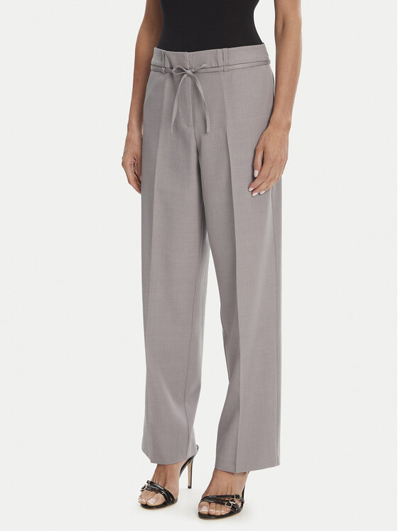 ONLY ONLY Kalhoty z materiálu Marine 15338350 Šedá Straight Fit