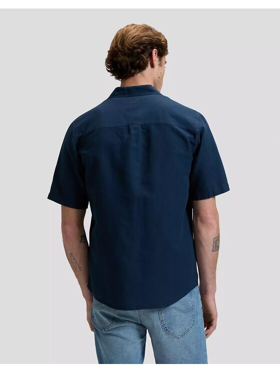 Lee Lee Koszula SSSHIRT Niebieski Regular Fit