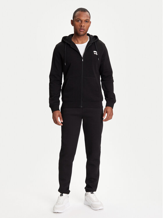 KARL LAGERFELD KARL LAGERFELD Bluza 705040 553910 Czarny Regular Fit