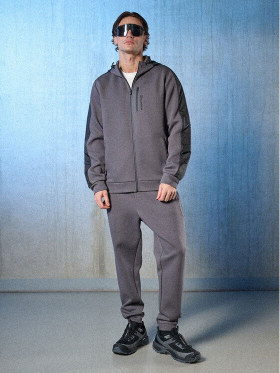 4F 4F Spodnie dresowe IN MOTION Szary Regular Fit
