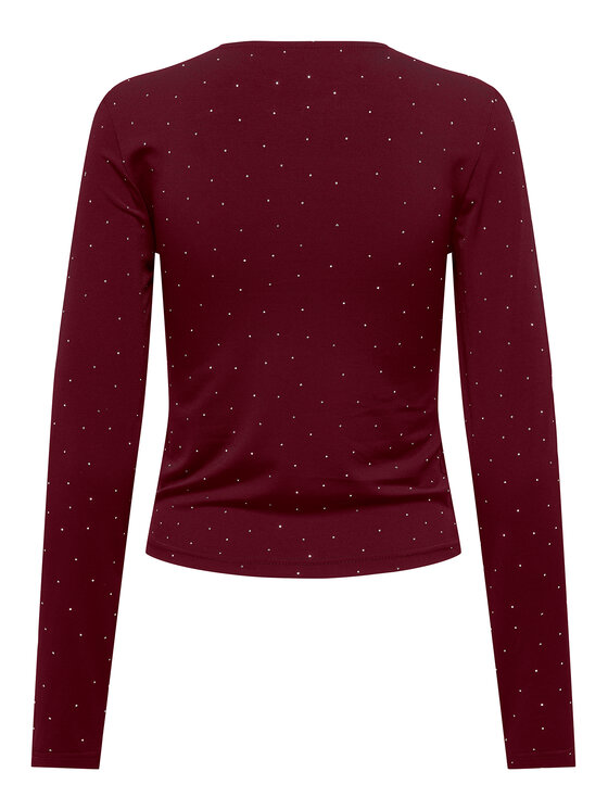 ONLY ONLY Särkpluus Zita 15358986 Bordoopunane Regular Fit