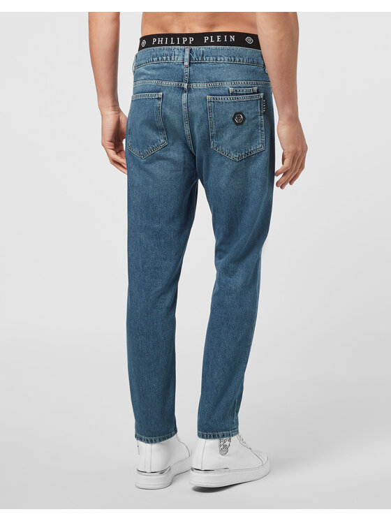 PHILIPP PLEIN PHILIPP PLEIN Jeansy 4723 Niebieski jasny Slim Fit