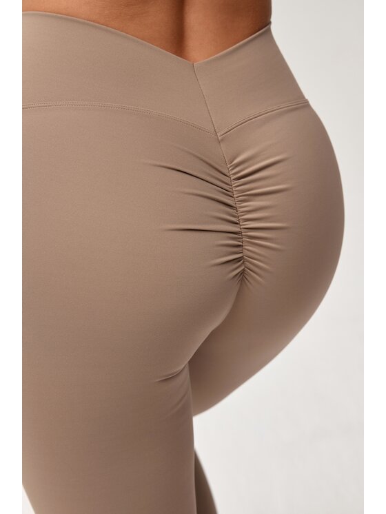 ROUGH RADICAL ROUGH RADICAL Legginsy ZOYA PUSH-UP Brązowy Slim Fit