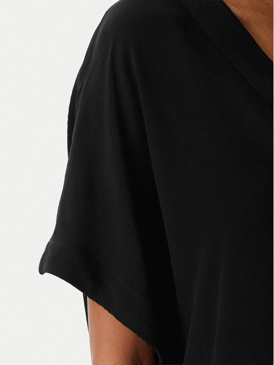 BOSS BOSS Bluză Double B 50557041 Negru Regular Fit