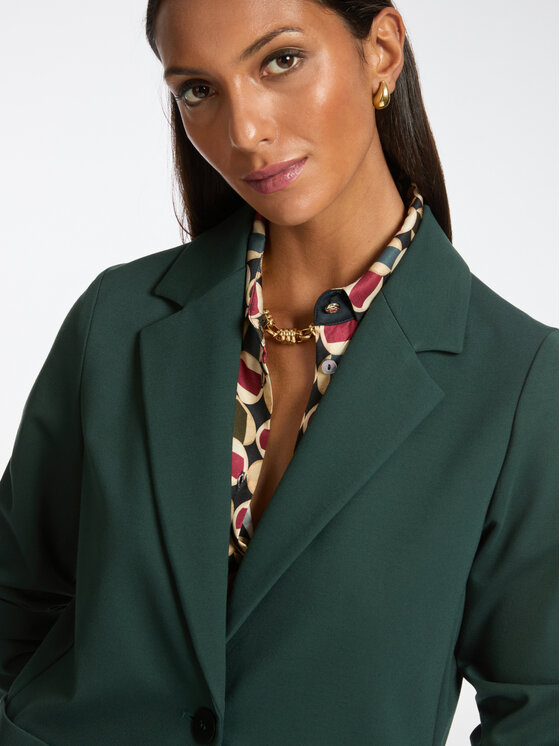 Elena Mirò Elena Mirò Giacca outdoor R053P000089N053 Verde Slim Fit