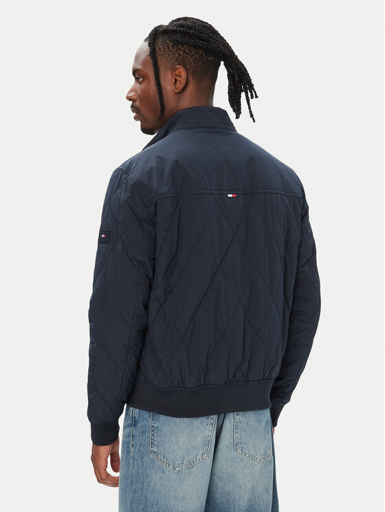 Tommy Hilfiger Tommy Hilfiger Μπόμπερ μπουφάν Harrington MW0MW44766 Σκούρο μπλε Regular Fit