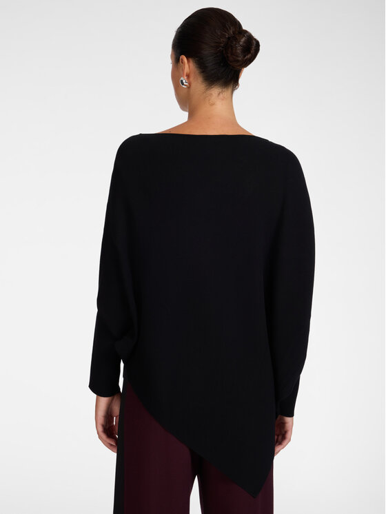 Elena Mirò Elena Mirò Cappotto invernale S611E003772N033 Nero Over Fit