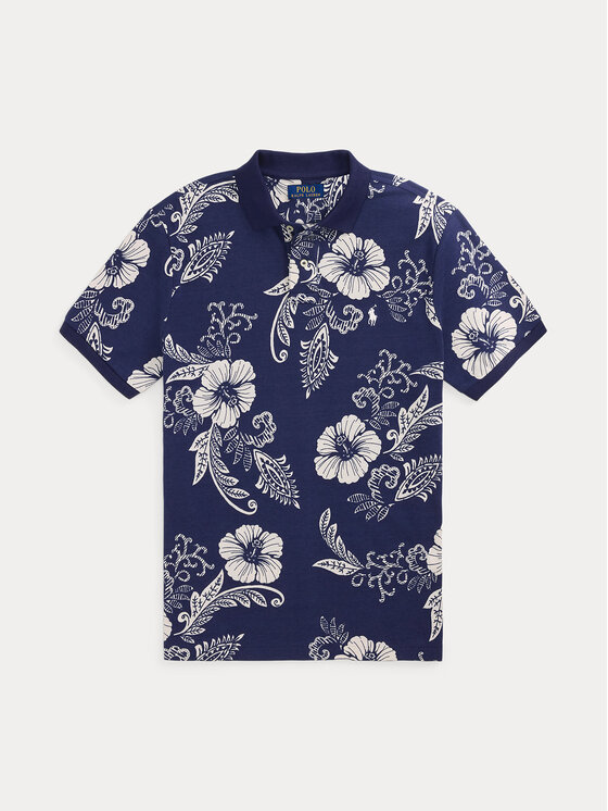 Polo Ralph Lauren Polo Ralph Lauren Pólóing 710956684001 Sötétkék Custom Slim Fit