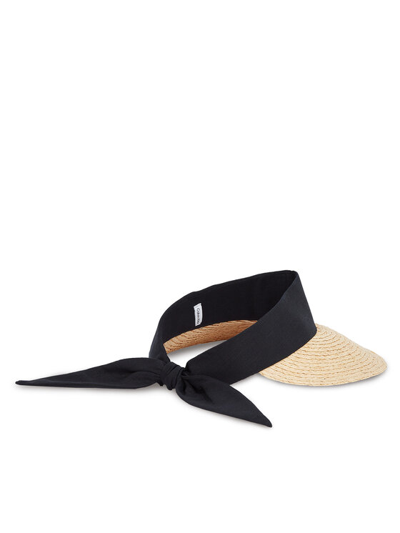 Calvin Klein Calvin Klein Schirmmütze Ck Linen Headband Straw Visor K60K612916 Beige