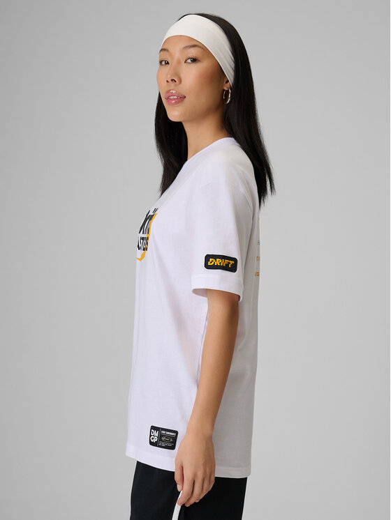 4F 4F T-Shirt MOTOSPORTS 2026 Biały Loose Fit
