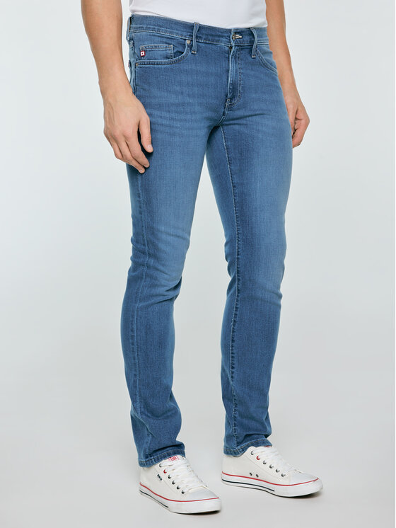 BIG STAR BIG STAR Jeansy TERRY Niebieski Slim Fit