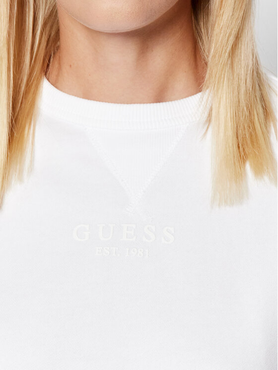 Guess Guess Pluus W2GQ30 KB4N1 Valge Relaxed Fit