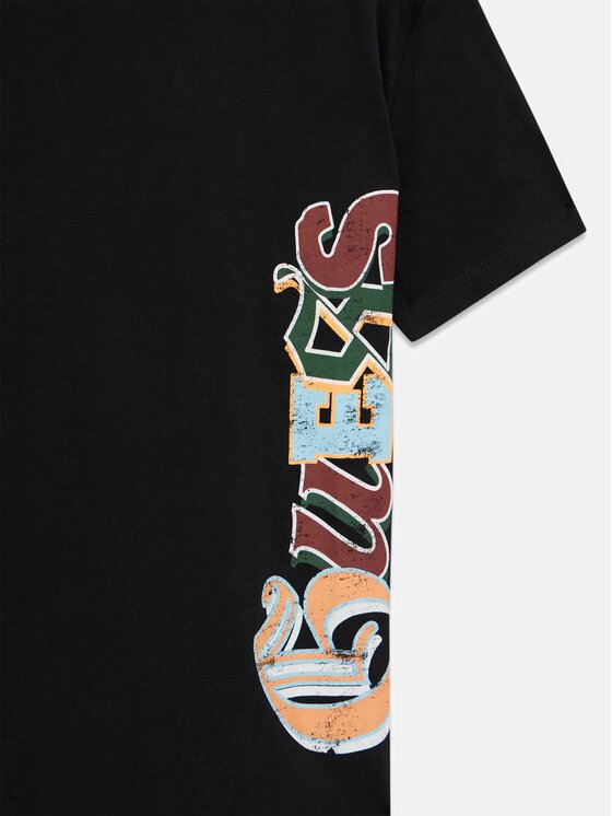 Guess Kids Guess Kids T-Shirt 183037 Černá Classic Fit
