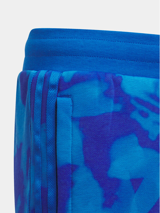 adidas Športne kratke hlače Summer Allover Print IT7308 Modra Regular ...