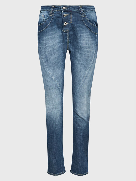Please Jeans hlače P78ABQ2E02 Modra Regular Fit