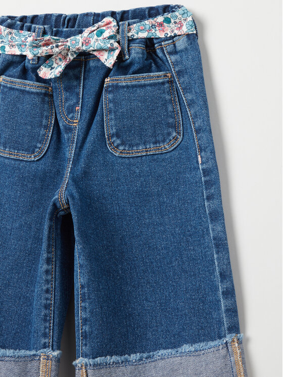 OVS OVS Traperice 1831347 Plava Wide Leg