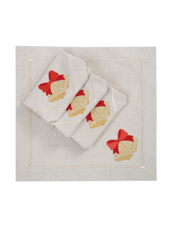 Roseberry Home Roseberry Home Serwetki Jingle Bells Mirha Beżowy