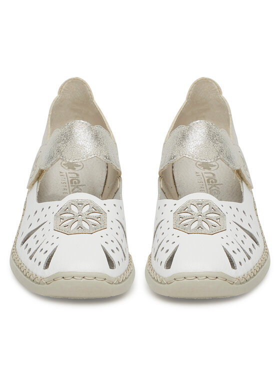 Rieker Rieker Halbschuhe 41368-80 Weiß