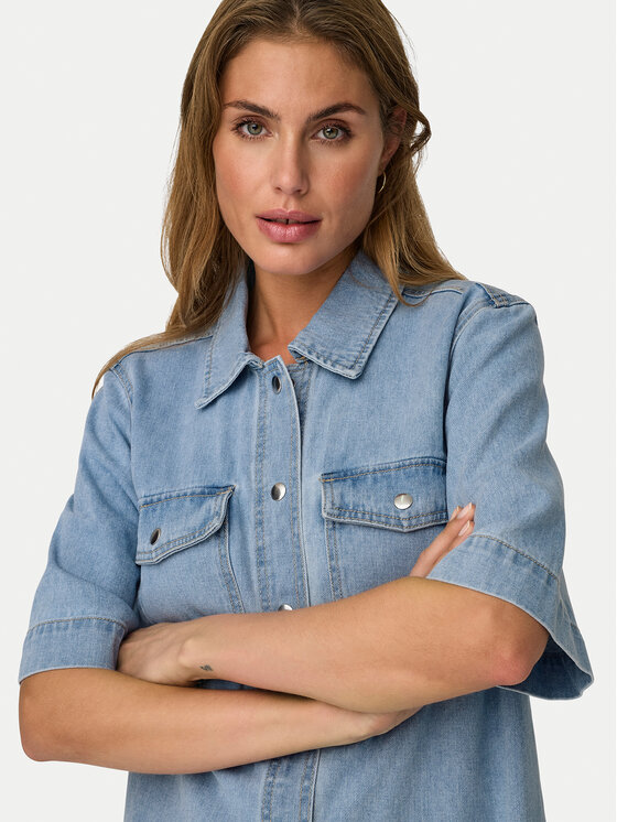 ONLY ONLY Jeans haljina Belle 15324384 Plava Regular Fit