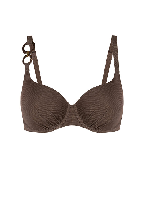 Feba Feba Bikini pezzo sopra FG10 Marrone
