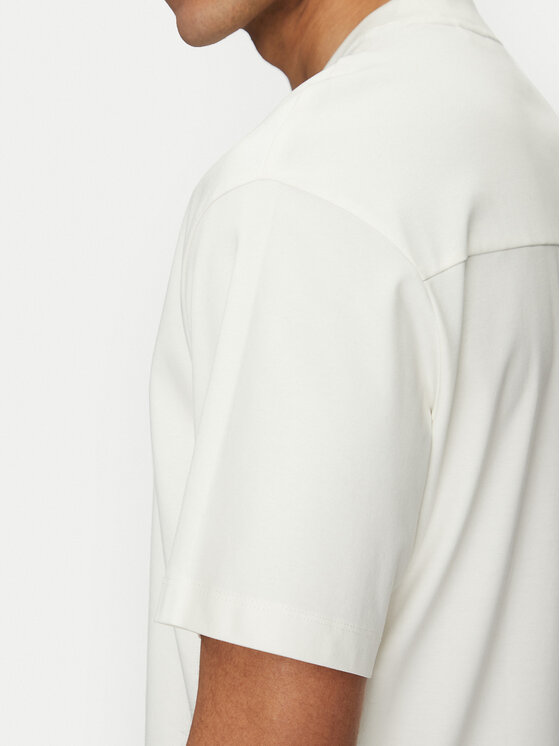 HUGO HUGO Marškinėliai Debostac 50535499 Écru Relaxed Fit
