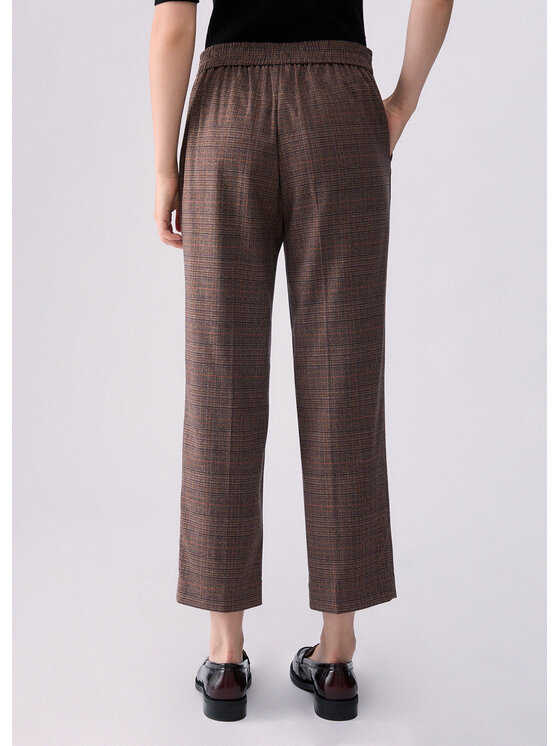 Liu Jo Liu Jo Pantalone da abito WF6212T733AL9175 Marrone Regular Fit