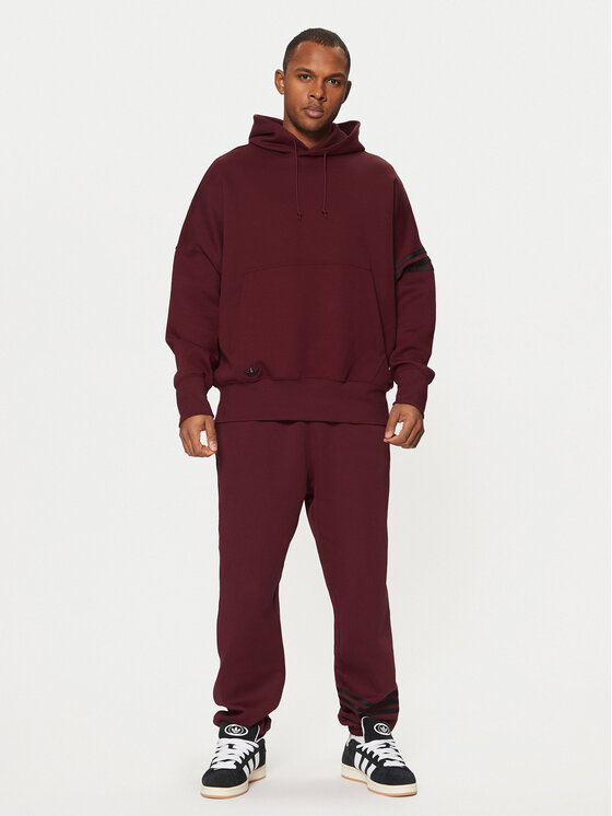 adidas adidas Donji dio trenerke Neuclassics JC9902 Crvena Loose Fit
