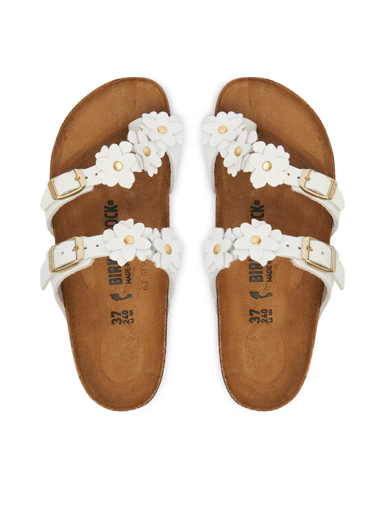 Birkenstock Birkenstock Žabky Mayari Flowe Embellishment 1032060 Biela