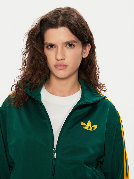 adidas adidas Bluza adicolor Classic Firebird JP2299 Zielony Loose Fit