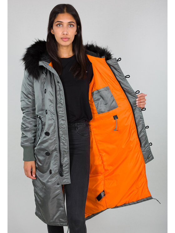 Alpha Industries Alpha Industries Parka 198013 Zielony Regular Fit