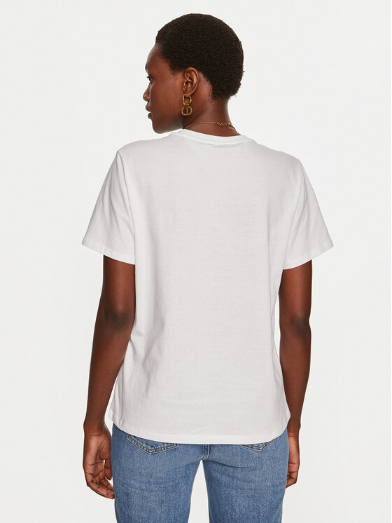 TWINSET TWINSET T-krekls 242TP2523 Balts Regular Fit