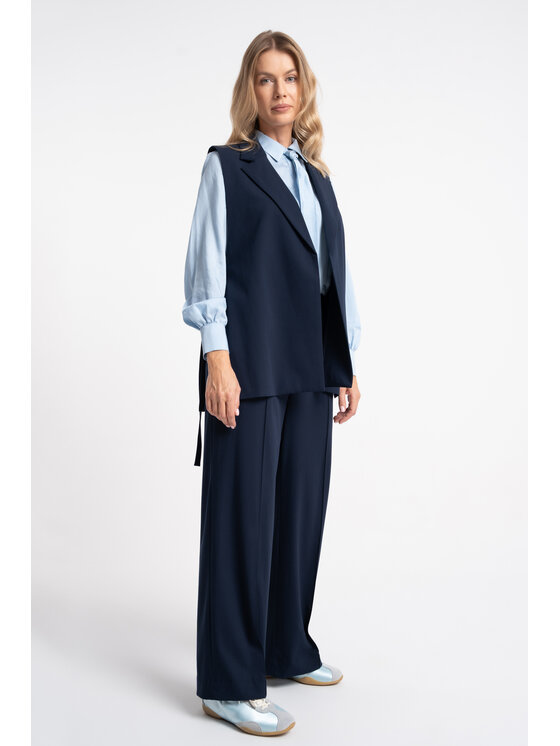 CLICK CLICK Vesta 71-0107 Tmavomodrá Relaxed Fit