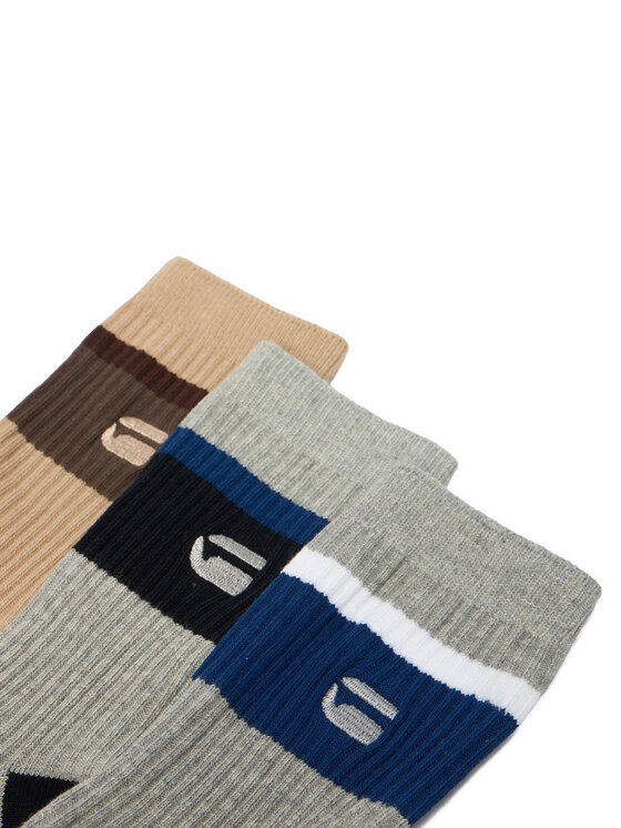 G-Star Raw G-Star Raw Garās zeķes CEO_LA_G-STAR_20258_Z_AW25 (3-PACK) Daudzkrāsains