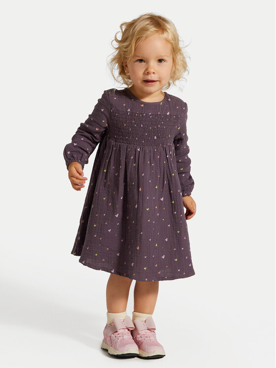 Coccodrillo Coccodrillo Sukienka codzienna ZC4128102PGN Fioletowy Regular Fit