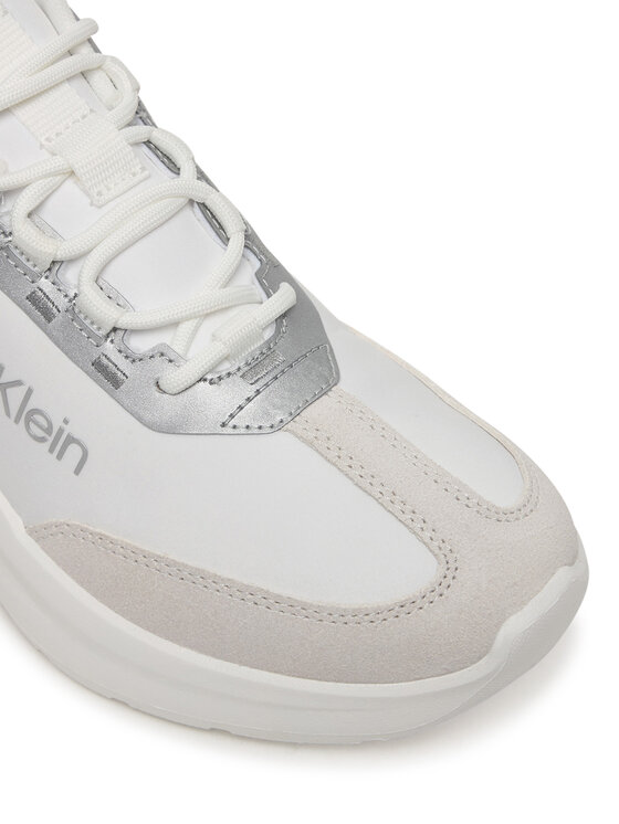 Calvin Klein Calvin Klein Sneakersy Light Eva Runner Nyl-Sue HW0HW03149 Biela