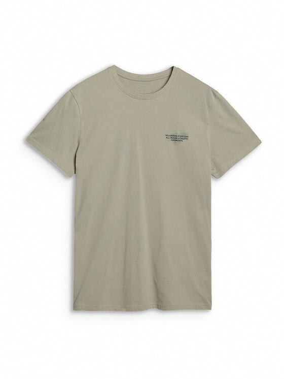 4F 4F T-Shirt MONOCHROME Khaki Regular Fit