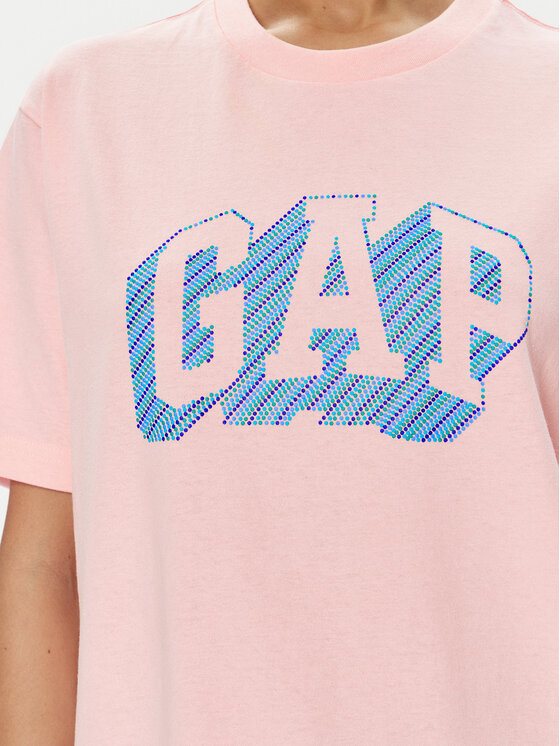 Gap Gap T-Shirt 664011-00 Růžová Regular Fit